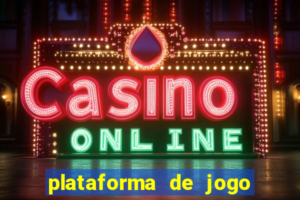 plataforma de jogo nova pagando